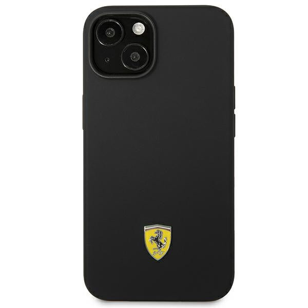 Ferrari silikoninis dėklas iPhone 14 Plus – juodas -- iPhone 14 Plus