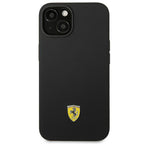 Ferrari silikoninis dėklas iPhone 14 Plus – juodas -- iPhone 14 Plus