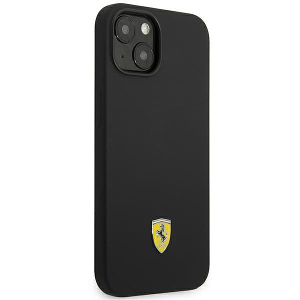 Ferrari silikoninis dėklas iPhone 14 Plus – juodas -- iPhone 14 Plus