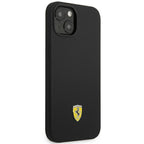 Ferrari silikoninis dėklas iPhone 14 Plus – juodas -- iPhone 14 Plus