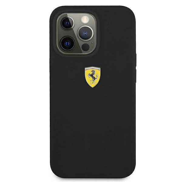 Ferrari silikoninis dėklas iPhone 13/13 Pro – juodas
