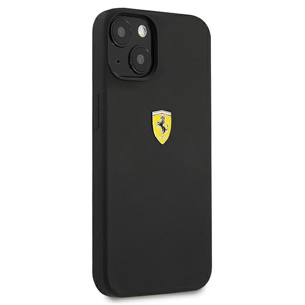 Ferrari silikoninis dėklas iPhone 13 mini – juodas