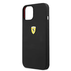 Ferrari silikoninis dėklas iPhone 13 mini – juodas