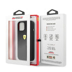 Ferrari silikoninis dėklas iPhone 13 mini – juodas