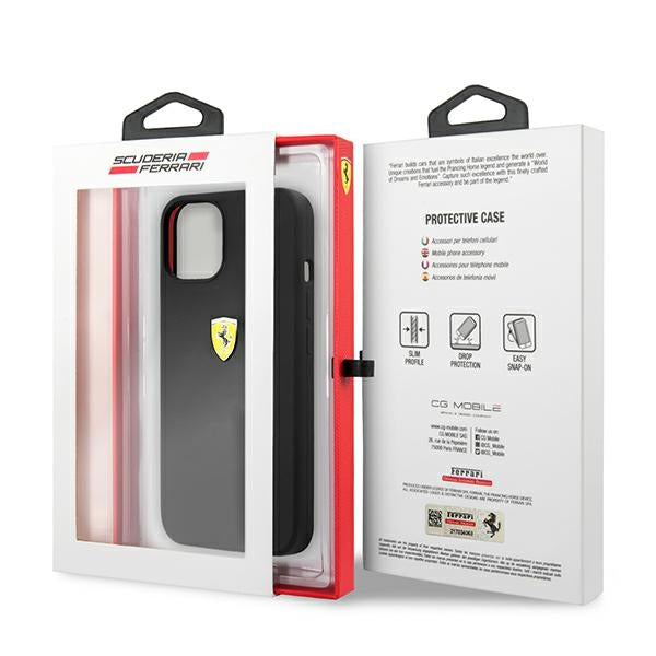 Ferrari silikoninis dėklas iPhone 13 mini – juodas