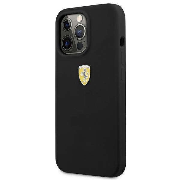 Ferrari silikoninis dėklas iPhone 13 Pro Max – juodas