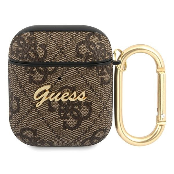 Guess 4G AirPods 1/2 dėklas – rudas