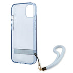 Guess Translucent Strap dėklas iPhone 13 – mėlynas -- iPhone 13