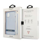 Guess Translucent Strap dėklas iPhone 13 – mėlynas -- iPhone 13