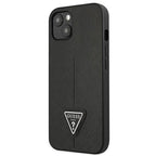 Guess Saffiano Triangle dėklas iPhone 13 mini – juodas