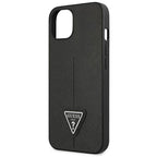 Guess Saffiano Triangle dėklas iPhone 13 mini – juodas