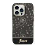 Guess Bandana Paisley iPhone __TK1__ Pro 6.1" Dėklas – juodas -- iPhone Pro 6.1