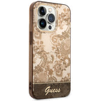 Guess dėklas iPhone 14 Pro – ochra