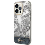 Guess Porcelain dėklas iPhone 14 Pro – pilkas