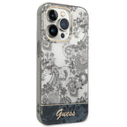 Guess Porcelain dėklas iPhone 14 Pro – pilkas