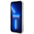 Guess 4G Pattern Script dėklas iPhone 14 Plus – auksinis