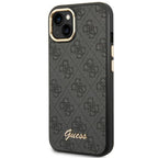 Guess dėklas iPhone 14 Plus – juodas, 4G Vintage