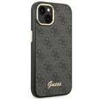 Guess dėklas iPhone 14 Plus – juodas, 4G Vintage