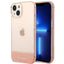 Guess skaidrus hardcase dėklas iPhone 14 Plus – rožinis -- iPhone 14 Plus