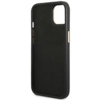 Guess GUHCP14MHGCRHK iPhone 14 Plus 6.7" juodas / juodas hardcase Croco Collection -- iPhone 14 Plus