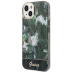 Guess Jungle dėklas iPhone 14 Plus – žalias -- iPhone 14 Plus