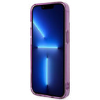 Guess Jungle dėklas iPhone 14 Plus – rožinis