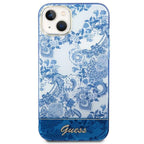Guess Porcelain dėklas iPhone 14 Plus – mėlynas