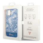 Guess Porcelain dėklas iPhone 14 Plus – mėlynas
