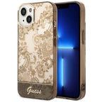 Guess dėklas iPhone 14 Plus – ochros, Porcelain -- iPhone 14 Plus