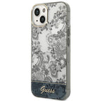 Guess Porceliano dėklas iPhone 14 Plus – pilkas