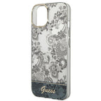 Guess Porceliano dėklas iPhone 14 Plus – pilkas