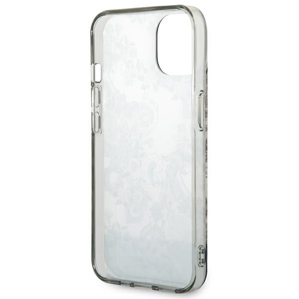 Guess Porceliano dėklas iPhone 14 Plus – pilkas