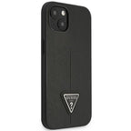 Guess Saffiano dėklas iPhone 14 Plus – juodas
