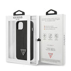 Guess Saffiano dėklas iPhone 14 Plus – juodas