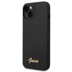 Guess silikoninis dėklas iPhone 14 Plus – juodas