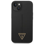 Guess silikoninis dėklas iPhone 14 Plus – juodas -- iPhone 14 Plus