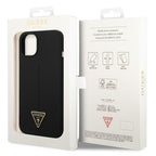 Guess silikoninis dėklas iPhone 14 Plus – juodas -- iPhone 14 Plus