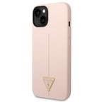 Guess silikoninis dėklas iPhone 14 Plus – rožinis -- iPhone 14 Plus