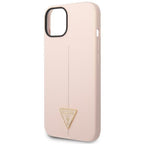 Guess silikoninis dėklas iPhone 14 Plus – rožinis -- iPhone 14 Plus