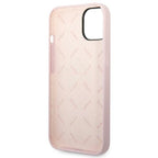 Guess silikoninis dėklas iPhone 14 Plus – violetinis