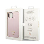Guess silikoninis dėklas iPhone 14 Plus – violetinis
