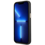 Guess dėklas iPhone 14 Pro Max – juodas, 4G Vintage