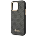 Guess dėklas iPhone 14 Pro Max – juodas, 4G Vintage