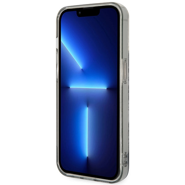 Guess dėklas iPhone 14 Pro Max – pilkas, Porcelain