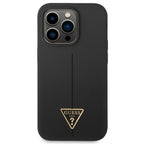 Guess silikoninis dėklas iPhone 14 Pro Max – juodas