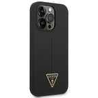 Guess silikoninis dėklas iPhone 14 Pro Max – juodas