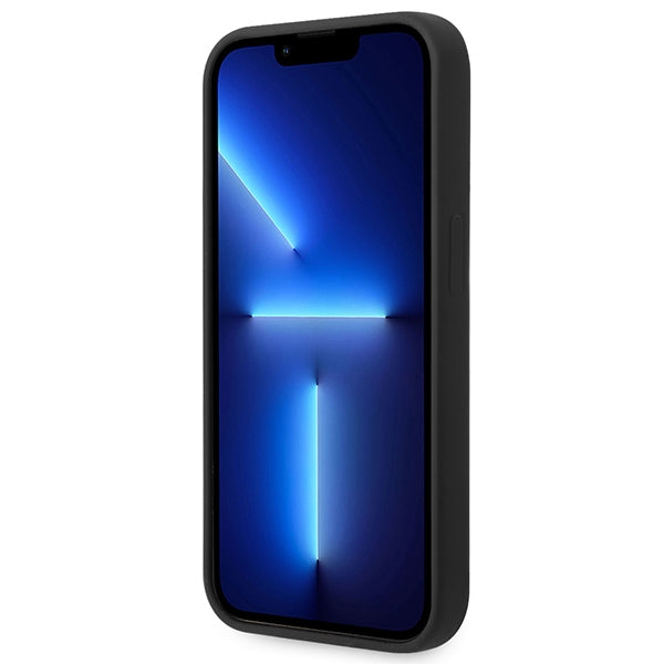 Guess silikoninis dėklas iPhone 14 Pro Max – juodas
