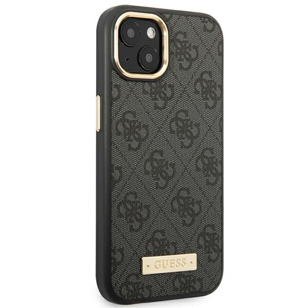 Guess 4G MagSafe dėklas iPhone 14 Plus – juodas