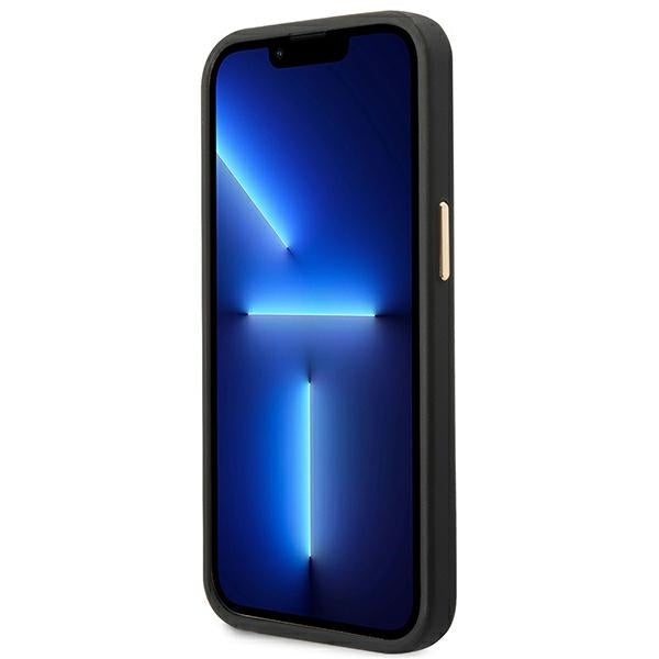 Guess 4G MagSafe dėklas iPhone 14 Plus – juodas
