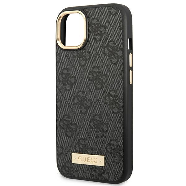 Guess 4G MagSafe dėklas iPhone 14 Plus – juodas